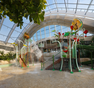 Équipement de jeux aquatiques sur le thème de la forêt en acier inoxydable pour les enfants, parcs aquatiques, campings, stations balnéaires, piscines familiales - Product Image 3