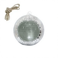 Support de bougie suspendu en verre miroir, ornement pour bougie chauffe-plat, décoration géométrique boule disco pour arbre de Noël et fête