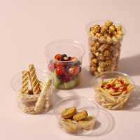 Offres Spéciales : Contenants Alimentaires Transparents en Plastique avec Couvercles – 8 oz, 12 oz, 16 oz, 24 oz, 117 mm – Idéaux pour Fêtes, Mariages, Pique-niques, Camping
