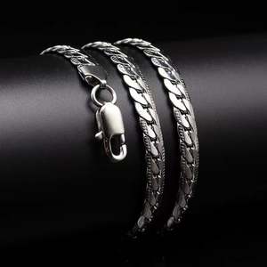 Pulsera de Acero de Titanio NK, Modelos para Hombre, Cadena Cubana con Relieve Denso, Collares de Acero Inoxidable Estilo Hip-hop para Hombre - Product Image 2