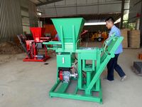 Machine à Briques en Terre Cuite à Pression Manuelle, Meilleure Vente, pour Briques Autobloquantes