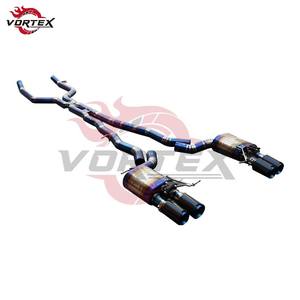 Escape Catback VORTEX Grado 5 Ti Valvetronic para BMW F06/F12/F13 640i/650i 3.0T/4.4T 2011-2018 Puntas Quemadas Arcoíris - Product Image 2