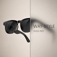 Lunettes Intelligentes pour Enregistrement de Réunions, Caméra Vidéo HD 1080P, 800W Pixels, Assistant Vocal IA, Audio Sans Fil BT 5.3, 280mAh