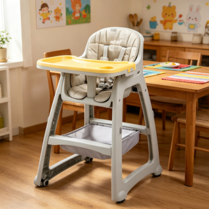 Silla Alta para Bebé Estilo KFC, Verificada, para Uso Comercial y Doméstico, Bandeja Ajustable en 4 Posiciones, Arnés <span class=keywords><strong>de</strong></span> 5 Puntos - Product Image 3
