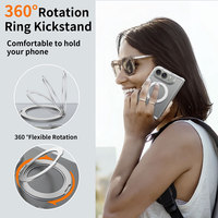 OEM 360 °   Support rotatif lisse pour coque iPhone Duo, commutation horizontale/verticale, anti-chute aux 4 coins, charge rapide magnétique