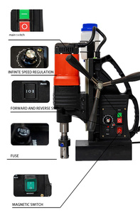 YB-28 28mm High Magnet Force Portable Multifunction <strong>Magnetic</strong> Electrical <strong>Drill</strong> <strong>Drill</strong> On Rc,brick And Stone Industrial Motor - Product Image 5