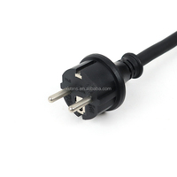 Enrouleur de câble étanche IP44 en plastique, prise Schuko EU, extrémité femelle IEC, standard 16A pour équipement industriel