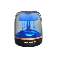 Prix usine méduse plus récent intérieur lumière LED verre Bluetooth stéréo Surround lampe haut-parleur