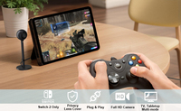 Mini Cámara para Juegos para PC y Switch 2, 1080P Full HD, Cableada USB Tipo-C, Brillo y Claridad Ajustables para Juegos de Realidad Aumentada y Videollamadas