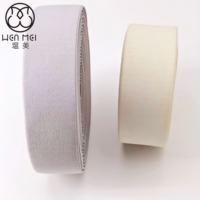 Bande élastique tricotée en nylon et spandex gaufré de qualité supérieure, sangle élastique robuste, ruban élastique à excellente résilience, garniture de couture, couleur personnalisée
