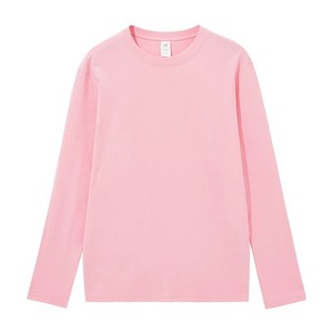 Pa Nhật Bản-Phong Cách Xu Hướng 230G Người Đàn Ông Của Lỏng Bông Tinh Khiết Dài Tay T-Shirt, Màu Trắng Tinh Khiết Hàng Đầu Cơ Sở Hàng Đầu Lớp Mn3555 - Product Image 4