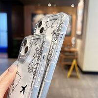 Coque de téléphone compatible avec iPhone 18 Pro, coque de protection en silicone pour iPhone 16 Pro Max, antichoc, transparente, avec airbag