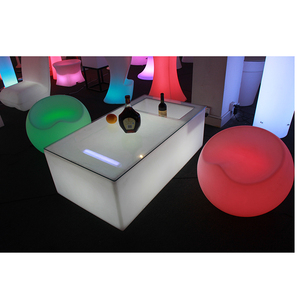 <span class=keywords><strong>เก้าอี้</strong></span>โต๊ะ LED สีสันสดใสพร้อม<span class=keywords><strong>บาร์</strong></span>ยาวชาร์จแบตเตอรี่ใช้ได้กับร้านอาหารกลางแจ้งบาร์การประชุมเชิงปฏิบัติการอพาร์ทเมนท์ - Product Image 5