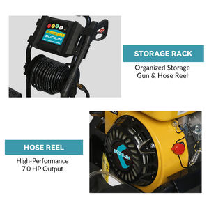 सोनलिन गर्म बिक्री 180bar 7hp पेट्रोल इंजन पावर प्रेशर वॉशिंग वाटर पंप उच्च दबाव वॉशर मशीन - Product Image 5