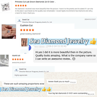 Diamante de Laboratorio Certificado IGI Sea Diamond, Sin Mejoras, 0.5ct D VVS, Corte Radiante, Origen Shenzhen, para Joyería