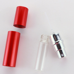 Travel Round 5ml Small Refillable Empty Pocket Aluminum <strong>Atomizer</strong> <strong>Perfume</strong> Spray Bottle Packaging - Product Image 3