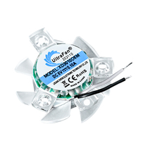 Ventilateur de refroidissement DC transparent sans cadre haute vitesse, ventilateur axial compact pour boîtier PC, routeur, équipement électronique, usine OEM