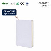 Carnet de notes A5 à reliure rigide personnalisé végétalien B5 à couverture vierge en cuir PU avec reliure à coudre
