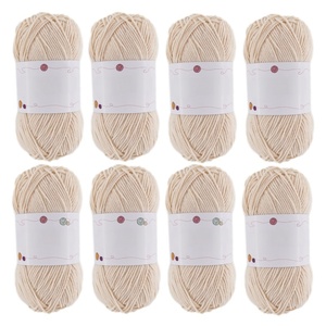 Wholesales Basic Solid Colors Baby Soft Pure <b>100</b>% Knitting <b>Wool</b> <b>Yarns</b> Bulk for Sweater Making - Product Image 2