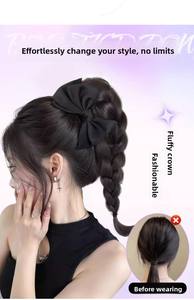 Perruques droites nouvelles perruques <span class=keywords><strong>de</strong></span> mode pour les femmes imperméable à l'eau i-tip cheveux Style européen et américain haute <span class=keywords><strong>queue</strong></span> <span class=keywords><strong>de</strong></span> <span class=keywords><strong>cheval</strong></span> perruque - Product Image 5