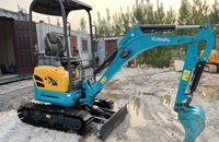 Excavadora Usada Kubota de 1.7 Toneladas, Mini Excavadora Kubota Usada Como Nueva, Totalmente Importada, Solo 600 Horas de Uso
