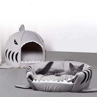 En stock, Niche pour chat, Yurt mongole, Niche pour animaux de compagnie, Maison pour chiot et chat, Confortable, Multifonction, Utilisation bidirectionnelle, Lit pour chien et chat