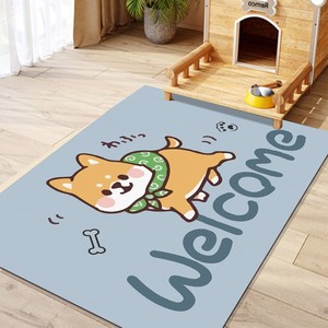 Haustier-Bodenmatte Wasserdicht Urinbeständig Rutschfeste Hundematte Welpen-Katzen-Teppich Leicht zu Reinigen Cartoon-Animations-Design - Product Image 1