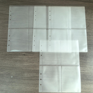 Tùy chỉnh chất lượng cao với 4 không thấm nước dày túi A5 PVC Phong bì tiền mặt Chất kết dính tay áo trang - Product Image 6