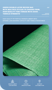 Bolsas de Polipropileno Reciclado Tejidas con Laminación Blanca, Verde y Azul para Alimentos, Granos y Arena - Product Image 2