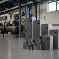 GD290-011G/015P-4 Penggerak Frekuensi Variabel untuk Pompa Kipas Chiller HVAC 3 Fasa 380V VFD Inverter Frekuensi Penghemat Energi Penggerak AC