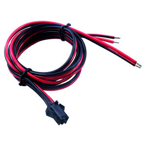 Connettore Elettronico JST Serie SM SMP-02V-BC a 2 Pin con Passo 2.5mm, Assemblaggio Cavi 22 AWG Stile 2468, Guaina in PVC, Rame Stagnato - Product Image 1