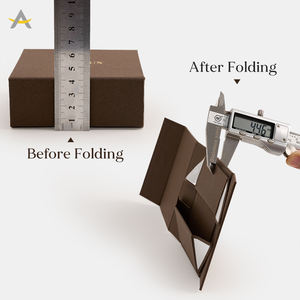 Cajas de Joyería Auralux con Logotipo Personalizado Impreso, Reciclables, Estilo Libro, para Pulseras, Anillos, Aretes y Collares - Product Image 6