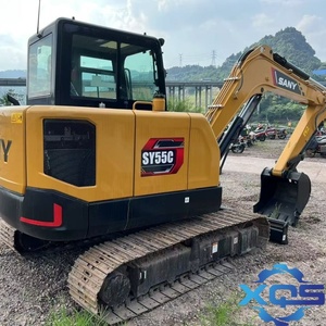 รถขุดตีนตะขาบ Sany Sy55c รุ่นใหม่ ขายดี พร้อมเครื่องยนต์ Isuzu ระบบ PLC และปั๊มไฮดรอลิก 5.5 ตัน สำหรับงานเกษตร - Product Image 4