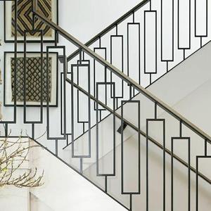 St Biệt Thự Phổ Biến Truyền Thống Thiết Kế Rèn Sắt Lan Can Ban Công Hàng Rào Cầu Thang Lan Can Với Nhà Máy Giá Cho Mỹ - Product Image 4