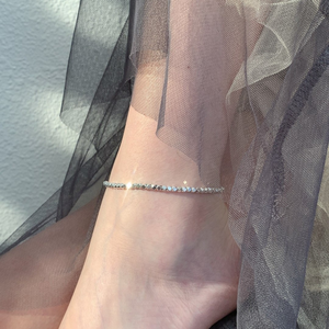 <span class=keywords><strong>Tobillera</strong></span> impermeable de playa de verano, tobilleras de joyería de moda de acero inoxidable con cuentas cuadradas de oro de 18 quilates para mujer - Product Image 5