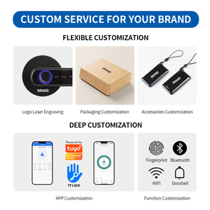 <span class=keywords><strong>Cerradura</strong></span> inteligente OYO con aplicación Tuya, manija biométrica para <span class=keywords><strong>puerta</strong></span>, <span class=keywords><strong>cerradura</strong></span> de <span class=keywords><strong>puerta</strong></span> inteligente con huella dactilar, <span class=keywords><strong>Cerradura</strong></span> de cerrojo codificada para <span class=keywords><strong>puerta</strong></span> <span class=keywords><strong>Exterior</strong></span> - Product Image 6