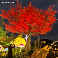 Momovalley grande plante artificielle LED décoration extérieure d'arbre de Noël luxueux pour l'éclairage de jardin et de paysage