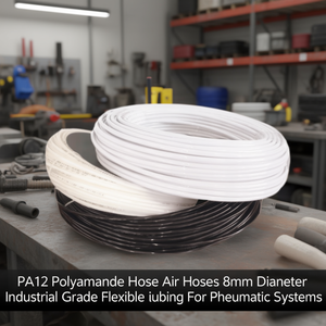 Tuyau en polyamide PA12, tuyaux d'air de 8 mm de diamètre, qualité industrielle, tube flexible pour systèmes pneumatiques - Product Image 3