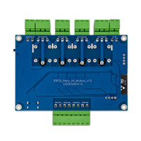 ESP32 Modbus RTU Modul Relai Empat Saluran Papan Pengembangan RS485 Input 7-24VDC Konektor Tipe C Optocoupler