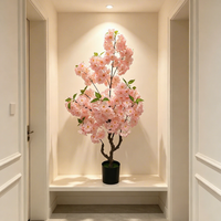 Bunga Dekorasi Simulasi Tinggi Bunga Buatan Pohon Sakura Palsu Dekorasi Pernikahan Dekorasi Meja Dekorasi Rumah