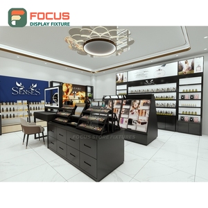 Factory Direct Boutique Store <b>Led</b> <b>Lighting</b> Wall Shelving Layout Design Beauty Retail Design - Product Image 3