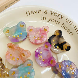 Occidentale orsacchiotto artigli per capelli acetato graziosi coreani accessori per capelli per bambini e bambini - Product Image 3