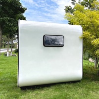 Suihe4MUrban Luxury Tiny Préfabriqué Apple House Extensible Portable Capsule Garden Container House Mobile Cabin Camping Sleeping Pod