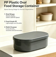Boîte à lunch pour enfants en plastique PP, portable, préservant la fraîcheur, durable, ensemble de contenants de stockage alimentaire pour la cuisine et la maison