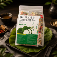 Thé Naturel Xingcha en Sachets – Mélange de Courge, Feuille de Lotus, Melon d'Hiver, Rose et Aubépine – Sans Sucre – Amincissant