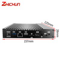 Mini PC industriel sans ventilateur RK3568/RK3588 Processeur Cortex-A55 Android 5G Boîte de lecture multimédia vidéo avec système d'exploitation Linux PC industriel de pointe
