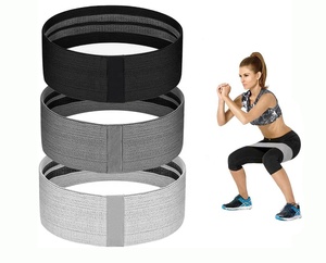 Fasce elastiche di resistenza in tessuto <span class=keywords><strong>gambe</strong></span> e butt Workout fascia ad anello resistente Yoga train a casa uso hip assisted pull circle band - Product Image 1