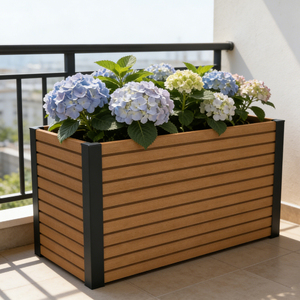 <span class=keywords><strong>Jardinière</strong></span> surélevée en WPC <span class=keywords><strong>pour</strong></span> serre, bac à fleurs et légumes extérieur étanche, jardinières en WPC faciles à assembler - Product Image 4