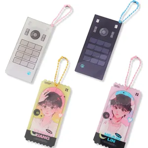 Acrylic Mirror Keychain Custom Acrylic Block Keychain Clear Acrylic KeychainPopular Phone Charms Phone Strap Demon Slayerkpop