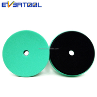 EVERTOOL Applicateur de cire pour voitures 150mm/180mm, éponge en mousse verte ultra-douce, outil de nettoyage